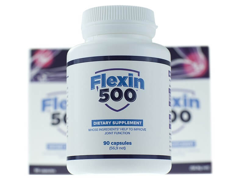 Flacon de Flexin500 pour soulager les douleurs articulaires