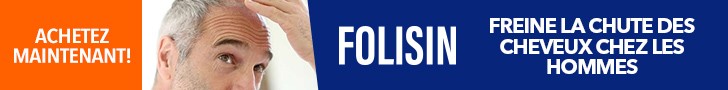 Folicin - supplément naturel contre la chute de cheveux chez l'homme