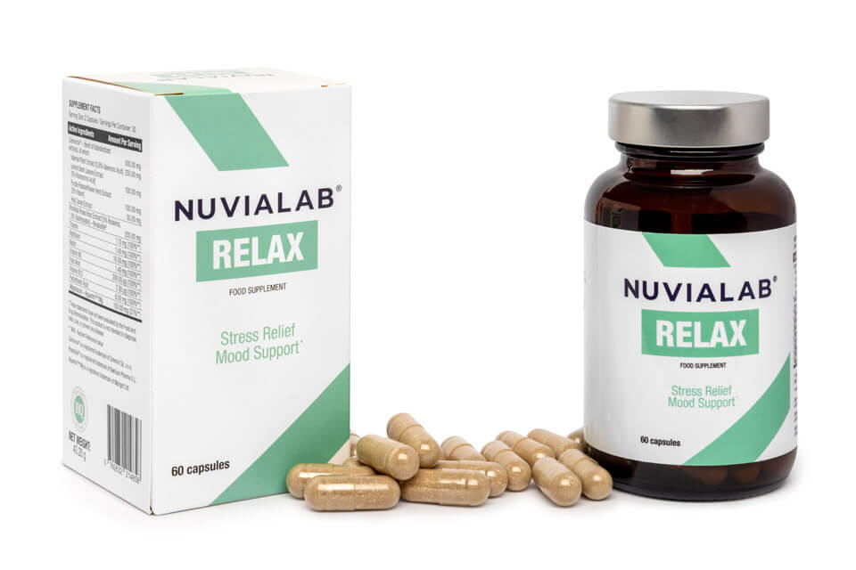 NuviaLab Relax - Complément naturel pour aider à réduire le stress